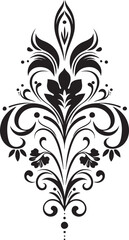 Natures Elegance Vector Logo Icon Intricate Foliage Decorative Element Design
