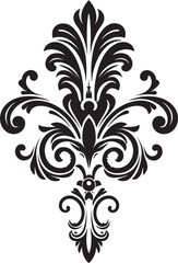 Floral Symphony Decor Element Icon Blossom Cascade Vector Logo Icon