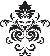 Finesse in Foliage Decor Element Logo Bloom Adornments Vector Logo Design