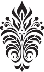 Luxe Botanical Accents Vector Logo Design Whimsical Decorative Element Logo Icon