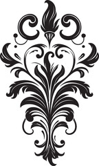 Ornate Decorative Blooms Logo Icon Blossom Artistry Vector Logo Icon