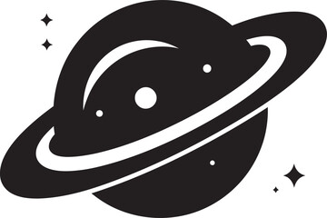 Interstellar Essence Illuminated Iconic Emblem Icon Astral Domain Unfurled Vector Logo Design