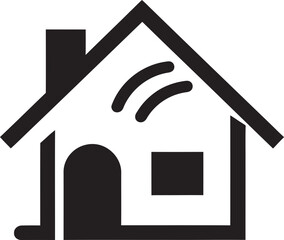 Urban House Icon Modern Bungalow Emblem Stylish Bungalow Signature Logo Icon Vector