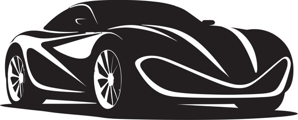 Turbocharged Velocity Modern Car Logo Vector Dynamic Speedster Fusion Logo Vector Icon