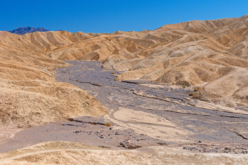 Colorful Minerals in a Desert Arroyo