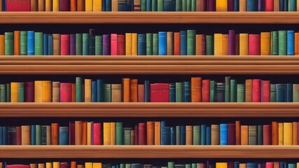 colorful books texture background.Created with Generative Ai technology