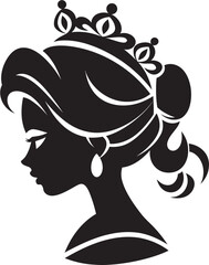 Royal Splendor Unveiled Logo Icon Vector Tiaras Elegance Iconic Logo Design