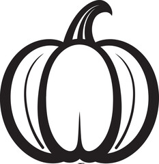 Seasonal Radiance Vector Logo Icon Enchanted Pumpkin Iconic Logo Design
