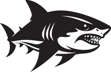 Predatory Presence Logo Vector Icon Mighty Marine Sovereign Iconic Emblem Icon