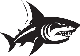 Oceanic Sovereign Unleashed Vector Logo Design Sharks Dominion Unleashed Iconic Emblem Design