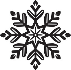 Crystalline Elegance Illuminated Vector Logo Design Snowflakes Radiance Unveiled Iconic Emblem Design