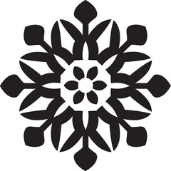 Crystal Essence Unveiled Iconic Emblem Design Snowflake Serenity Revealed Logo Vector Design