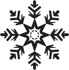 Crystal Intricacies Revealed Iconic Emblem Design Wintry Sparkle Unveiled Vector Logo Design