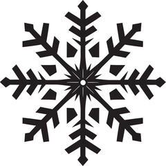 Snowflakes Aura Unfurled Iconic Emblem Design Frosty Elegance Unveiled Logo Vector Design