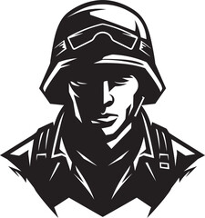 Valors Vigilance Unveiled Iconic Emblem Icon Patriots Strength Unveiled Vector Logo Design