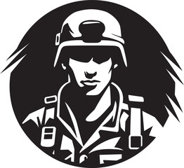 Troop Token Icon of Valor Patriotic Profile Soldiers Visage