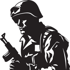 Defenders Emblem Soldiers Impression Combatants Coat of Arms Courageous Soldier