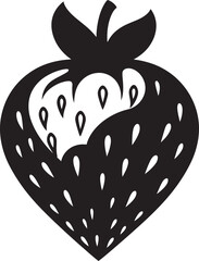 Scarlet Sensation Strawberry Logo Ripe Radiance Strawberry Emblem