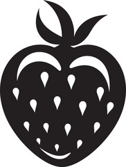 Ruby Red Strawberry Symbol Vivid Vibrance Strawberry Logo