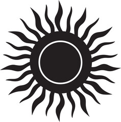 Dazzling Dawn Sun Symbolism Sunny Sparkle Sun Logo Design