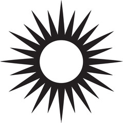 Aureate Aura Sun Logo Daylight Dance Sun Emblem