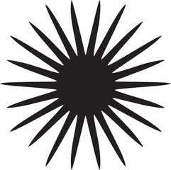 Bright Burst Sun Mark Glorious Glimmer Sun Insignia