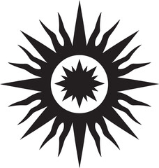 Golden Glimpse Sun Mark Radiant Royalty Sun Insignia