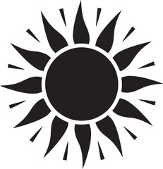 Brilliantly Bold Sun Symbolism Golden Gleam Sun Mark