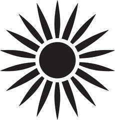 Solar Spark Sun Logo Icon Brilliant Blaze Sun Symbolism