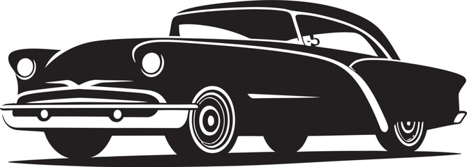 Retro Ride Car Icon Timeless Wheels Car Logo