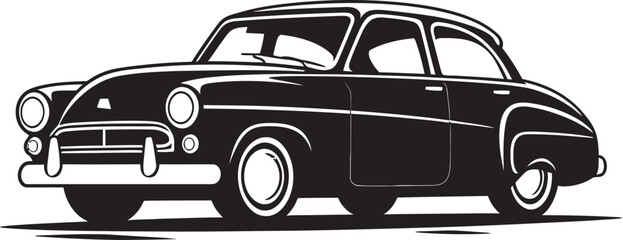Ride Through Time Car Logo Icon Legacy Wheels Vintage Automobile Emblem