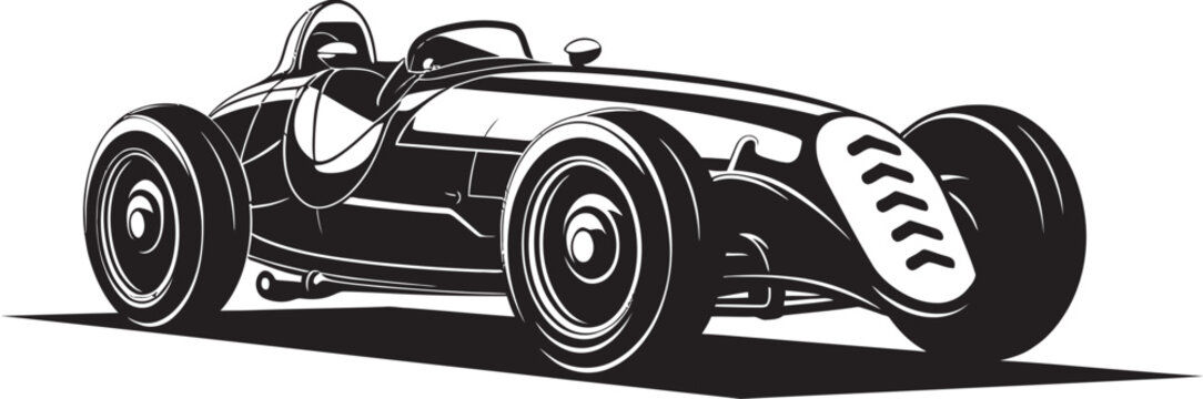 Retro Racing Royalty Vintage F1 Emblem Classic Circuitry Formula One Symbolism
