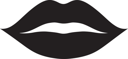 Silken Smile Lips Logo Icon Lip Language Female Lips Emblem