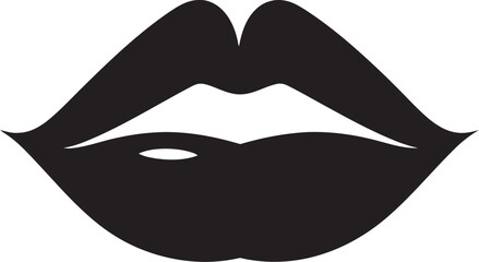 Glamours Grin Lips Insignia Subtle Seduction Lips Badge