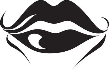 Radiant Rouge Lips Logo Icon Velvet Verve Lipstick Symbolism