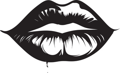 Radiant Rouge Lips Logo Icon Velvet Verve Lipstick Symbolism