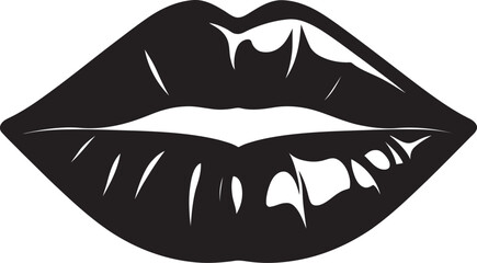 Elegance Unveiled Vector Lip Logos Sublime Seduction Woman Lips Icons