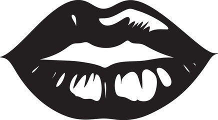 Enchanting Expression Vector Lip Logos Pouty Perfection Lip Icon Collection