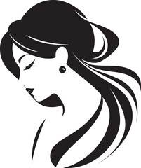 Revolutionary Her Vector Logo Varieties Empowerment Evolved Woman Icon Set