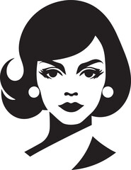 Fierce Femininity Woman Logo Assortment Empowerment Symphony Vector Emblem Designs