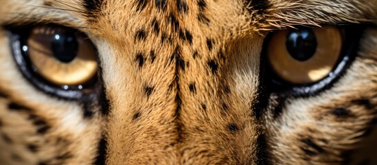 Cheetah eyes rival with suspicion.
