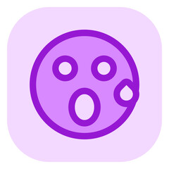 Editable suprised expression emoticon vector icon. Part of a big icon set family. Part of a big icon set family. Perfect for web and app interfaces, presentations, infographics, etc