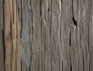 Old cracked wooden plank texture