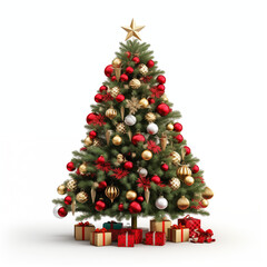 christmas tree with gifts