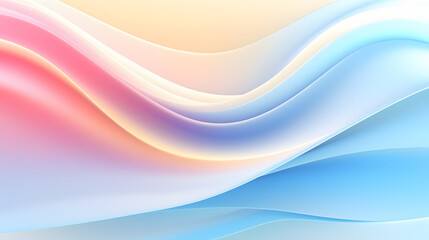 Obraz premium Abstract 3D Pastel Colors Background