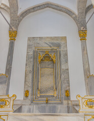 Topkapi Palace's Harem Sultan's Private Bath in Istanbul, Turkey.