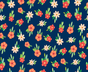 Fototapeta premium a beautiful pattern of flowers