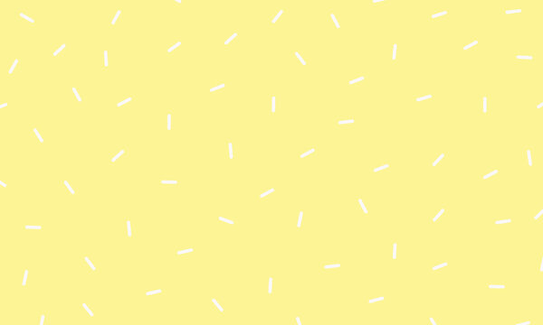 vector yellow confetti sprinkles pattern background
