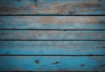 Obraz premium Blue faded painted wooden texture, background and wallpaper stock photoWood - Material, Blue, Backgrounds, Paint, Textured