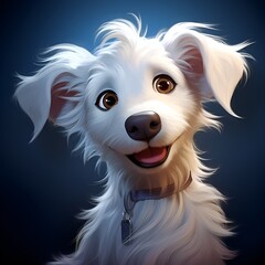 dog painting